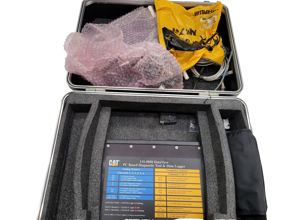CAT 131-5050 DATA VIEW PC BASED DIAGNOSTIC TOOL & DATA LOGGER W/ ACCESSORIES