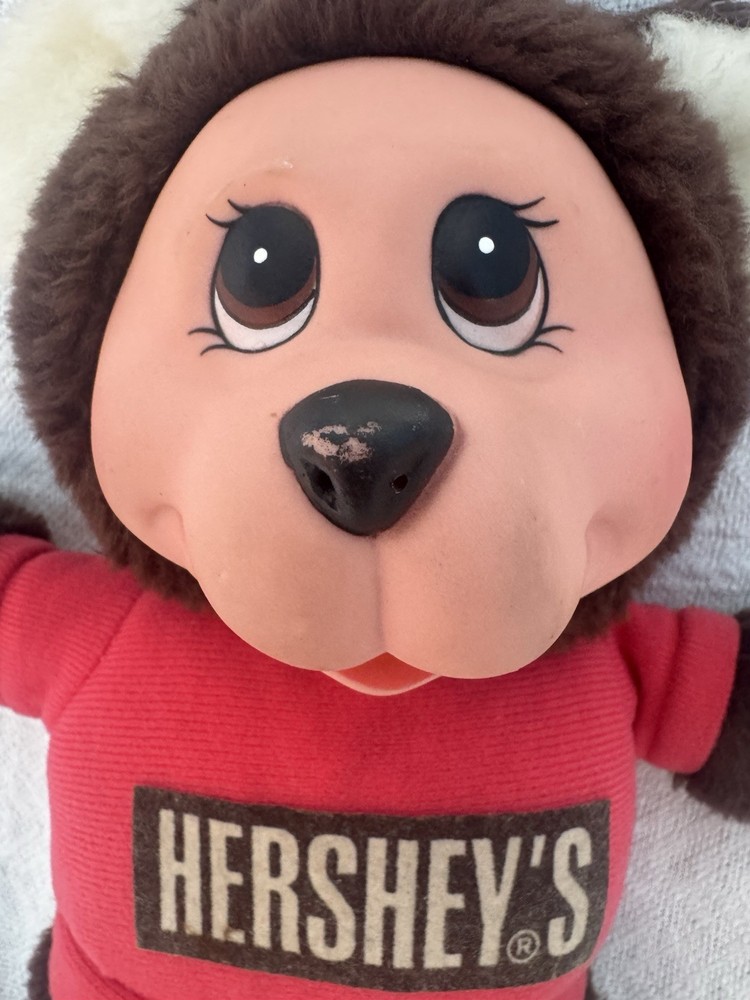 Vintage 1982 Stuffed Hershey's Chocolate Collector Bear Plush