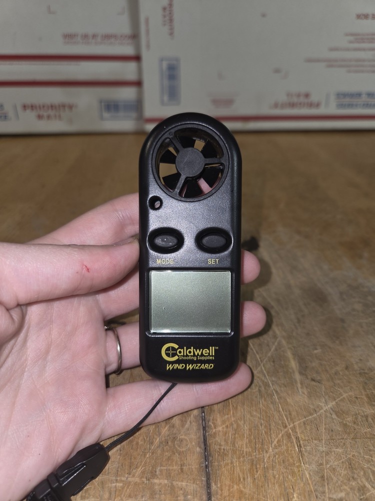 Caldwell Wind Wizard, Wind Speed, Temperature, Gauge (Tested Working)