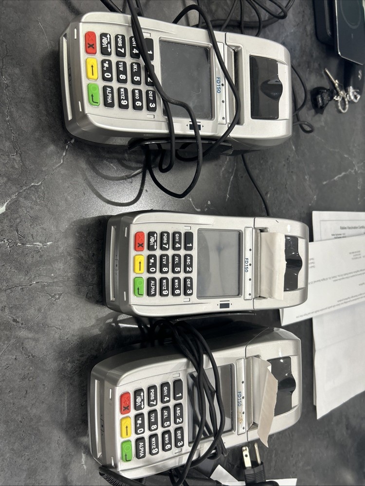 First Data FD150 EMV CTLS Credit Card Terminal
