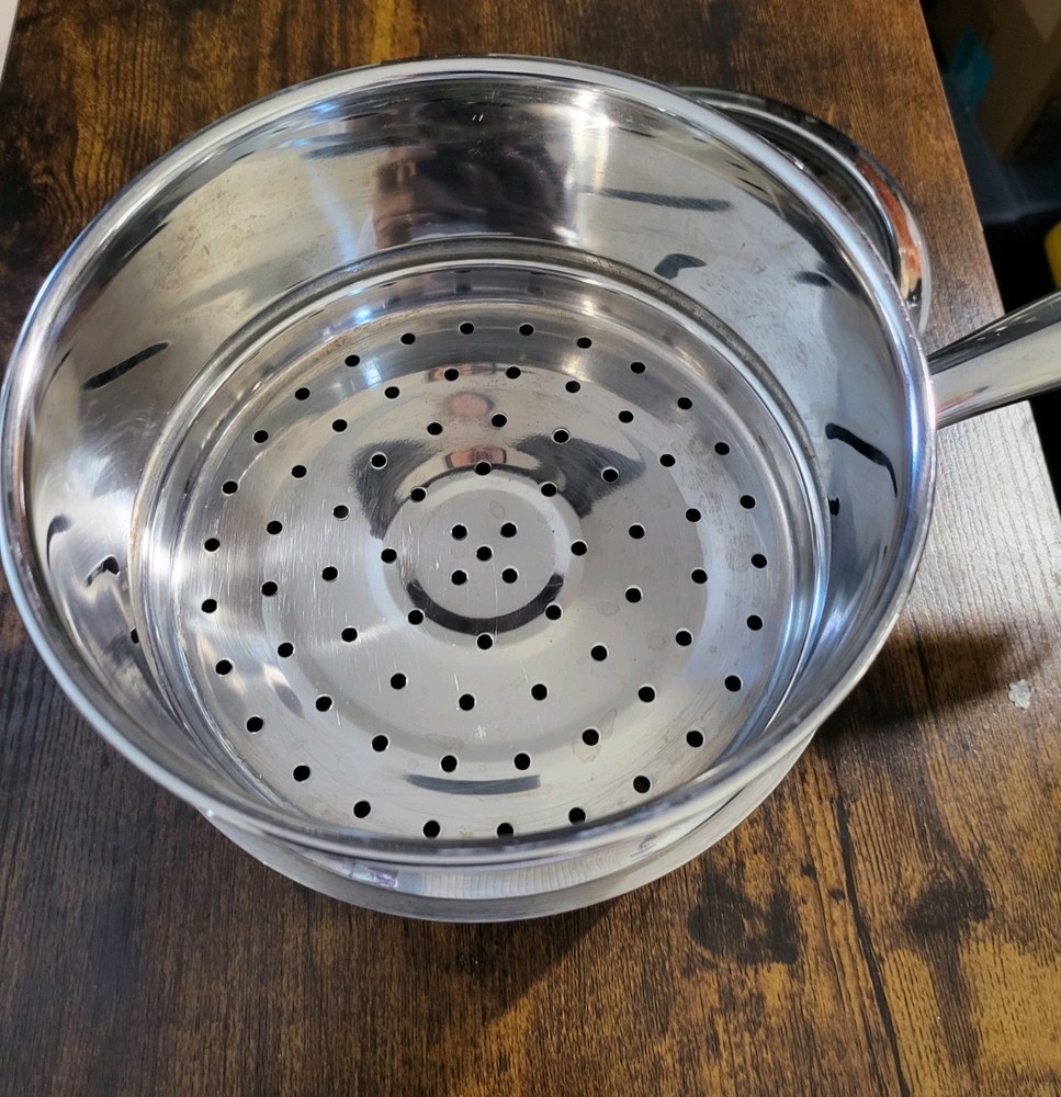 1.5 Quart Stailess Steel Pot Vegetable Steamer