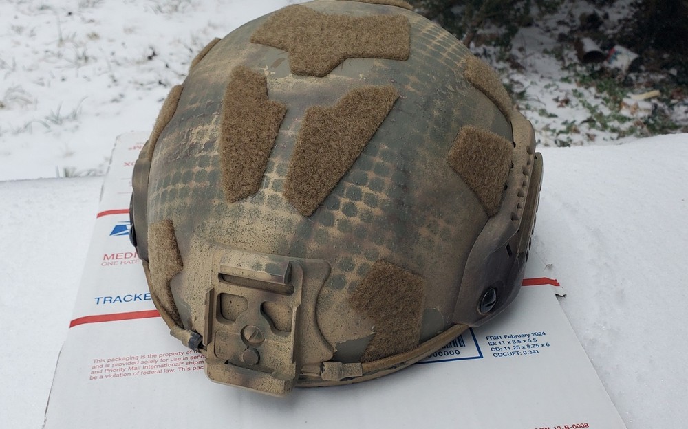 High Cut ECH Helmet Conversion Large Ops Core Rails 4D pads - FAST SF Team Wendy