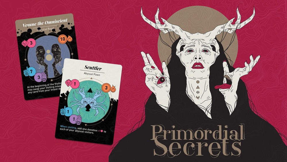 DENT Primordial Secrets Card Game .. Kickstarter Occult Deck Builder GLHF