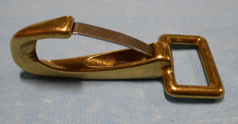 Lot of 10  1" Mast Style Strap Snap #200 Solid Brass