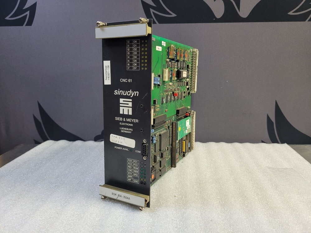 SIEB & MEYER SINUDYN SERVO CONTROLLER 61.01.0022.4 REV4 CNC 61 USED