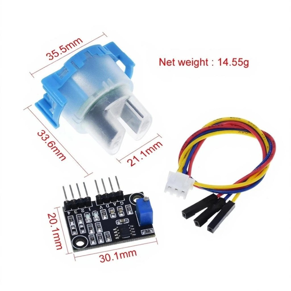Turbidity Sensor TS-300B Module Analog Output 0~4.5V Digital High/Low Output