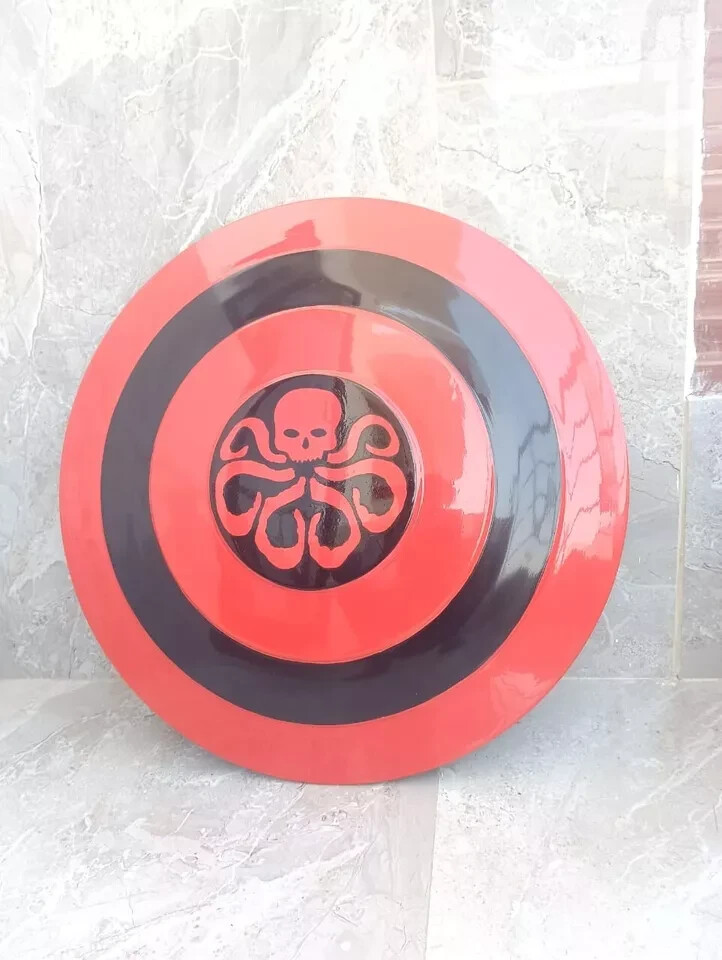 Marvel's Captain America Shield Hydra Shield Metal Prop Round Shield