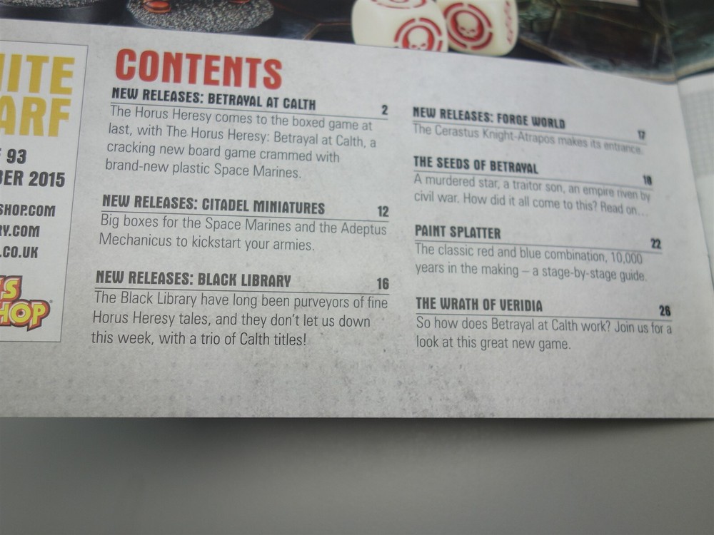 White Dwarf: Issue 93 November 2015 (Games Workshop)