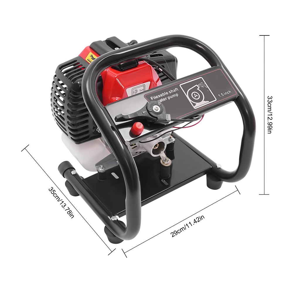 Portable 2-Stroke Gasoline Water Pump - Efficient Water Transfer System