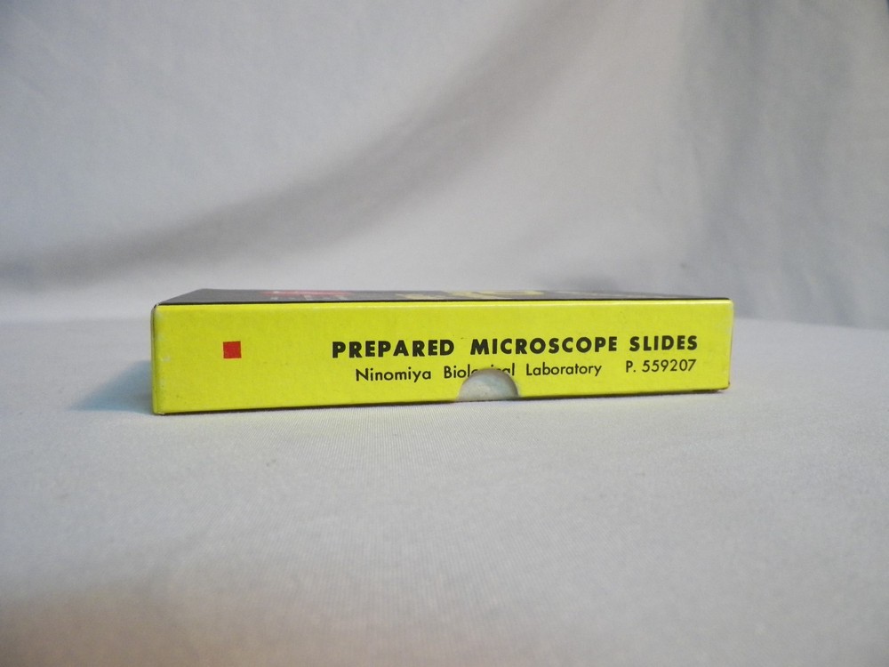 Box 12 Lafayette Prepared Microscope Slides Micro-Animals