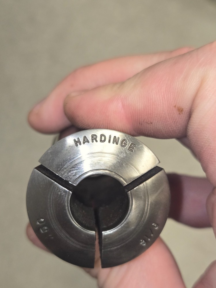 Hardinge - 5C Collet 9/16" Round w/Internal & external threads - Good condition