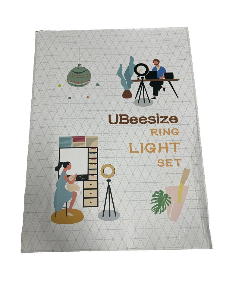 UBeesize 10" LED Ring Light Set