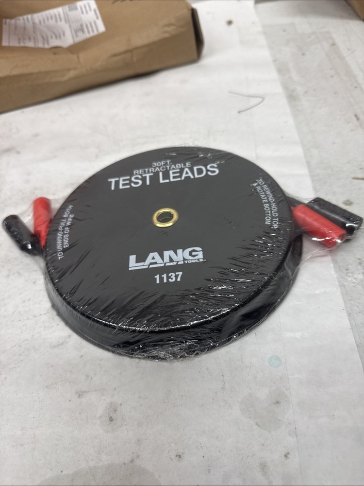 Lang Tools 1137 Retractable Test Leads - 2 Leads x 30-ft