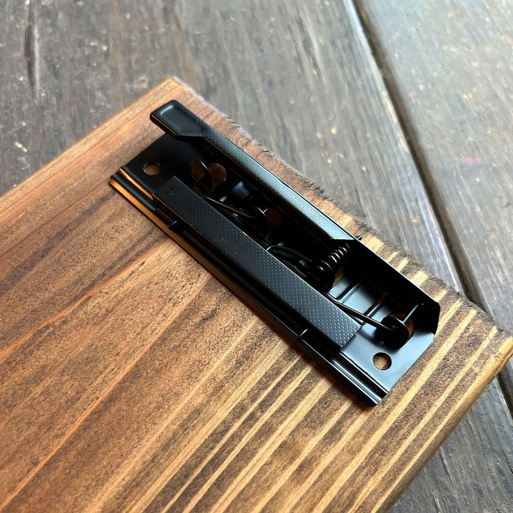 Black Lever Clipboard Clip