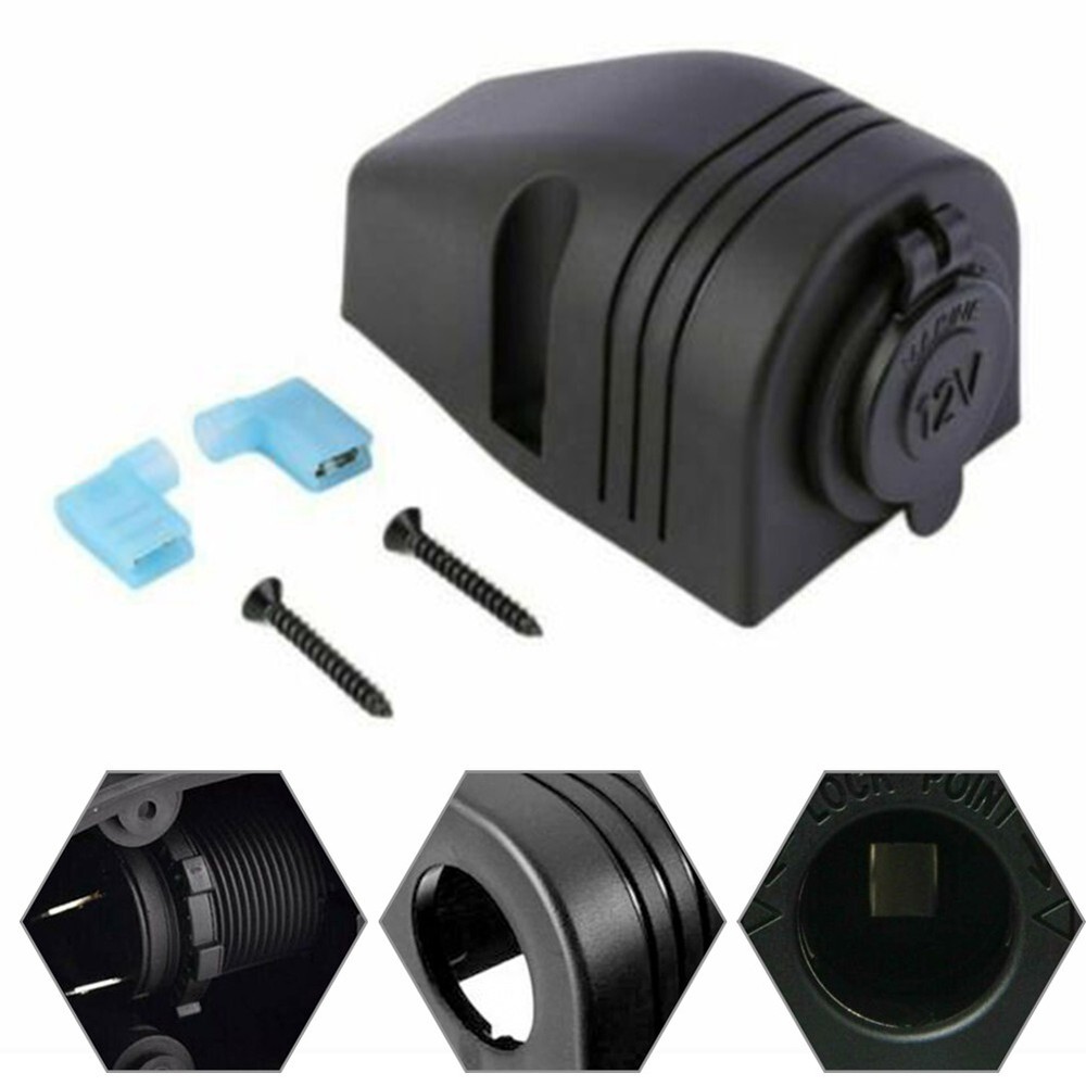 Car Boat Cigarette-Lighter Power-Plug Socket Installation Accessories 12V New