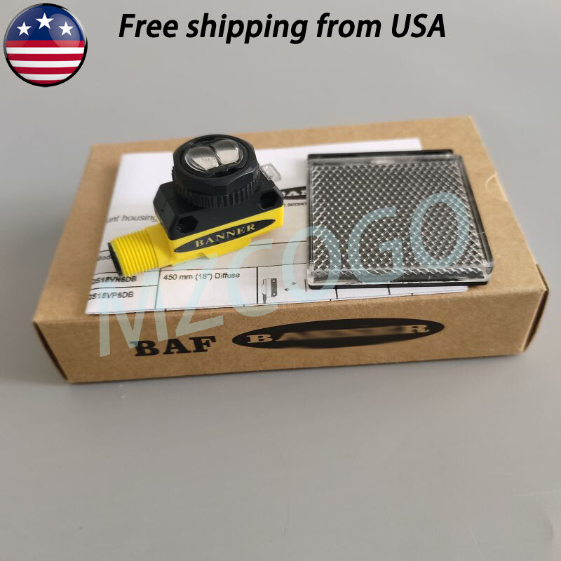 NEW For BANNER ENGINEERING QS18VP6LVQ8 Photoelectric Sensor Switch