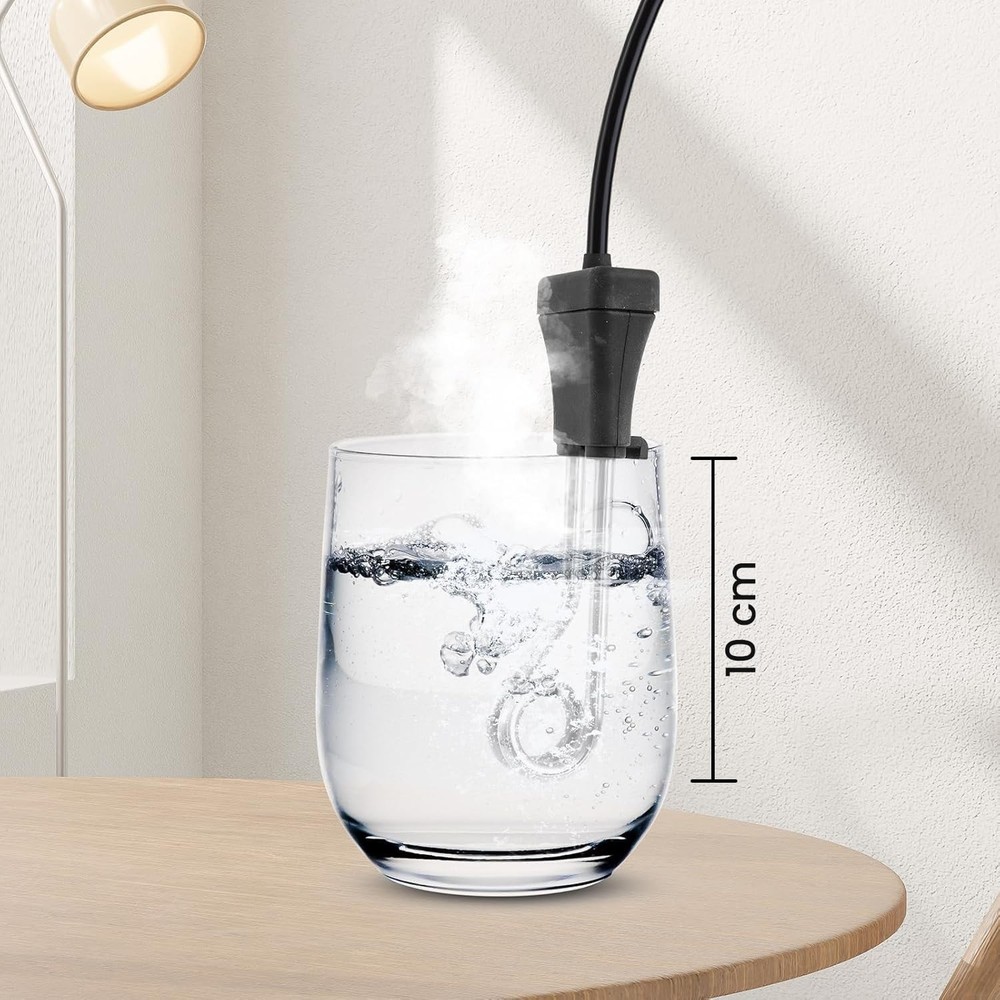 110V-240V Dual Voltage Portable Cup Immersion Heater, Travel Essential for Bo...