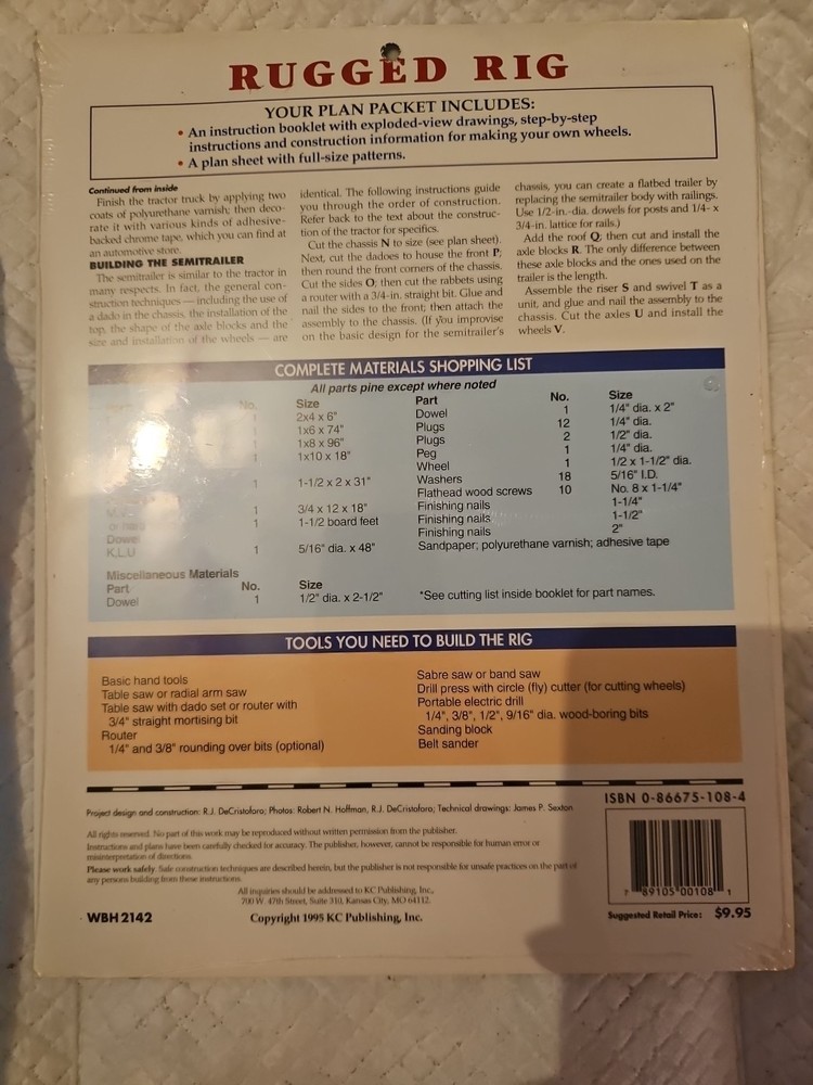 Project Plans Rugged Rig