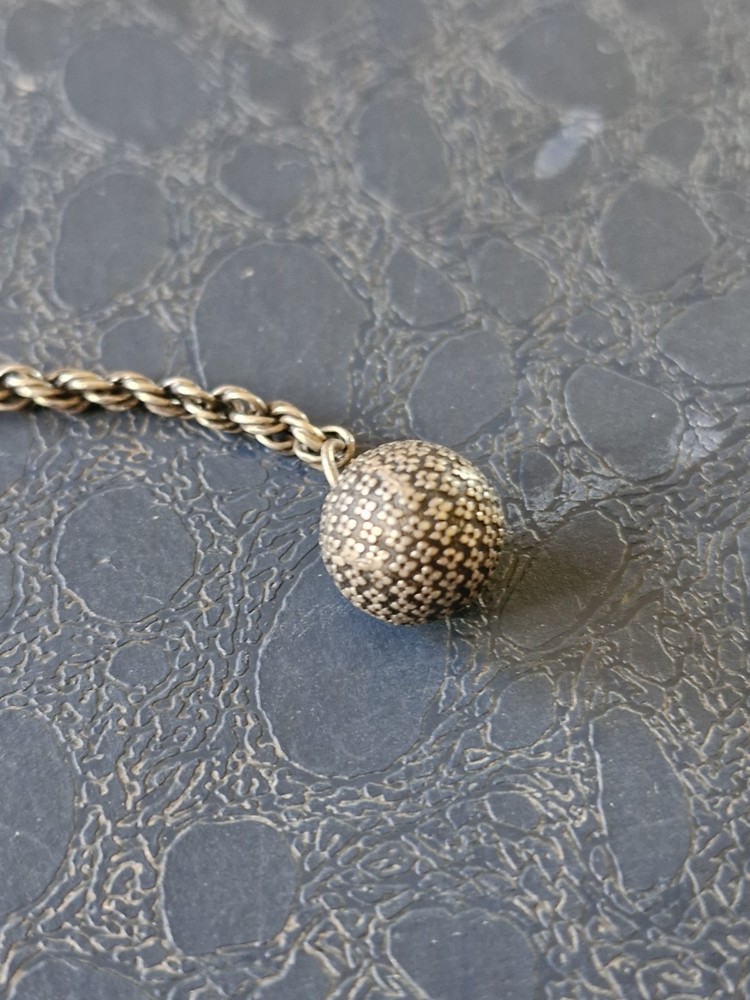 Victorian 1896 Solid Silver Vesta Case,Chester Hallmarked,William Neale + Chain.