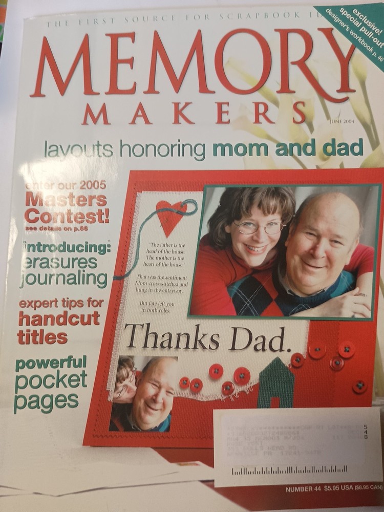 Memory Makers Scrapbooking Magazine, #44 June  2004 Y3