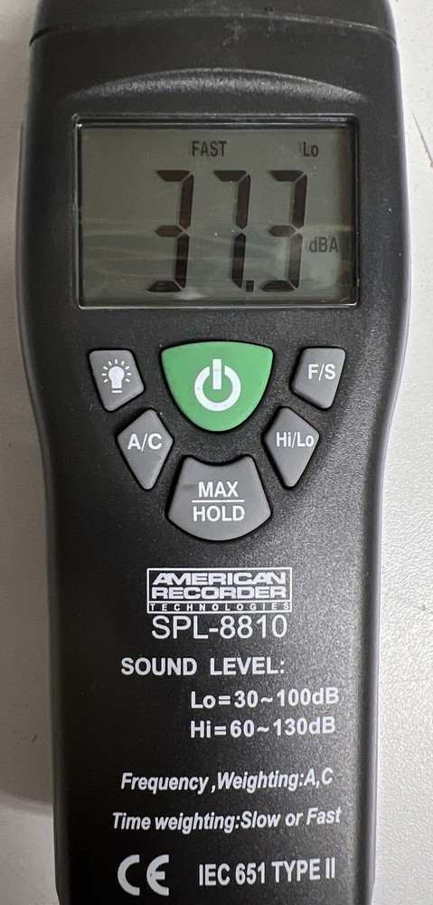 American Recorder Technologies SPL-8810 Decibel SPL Meter