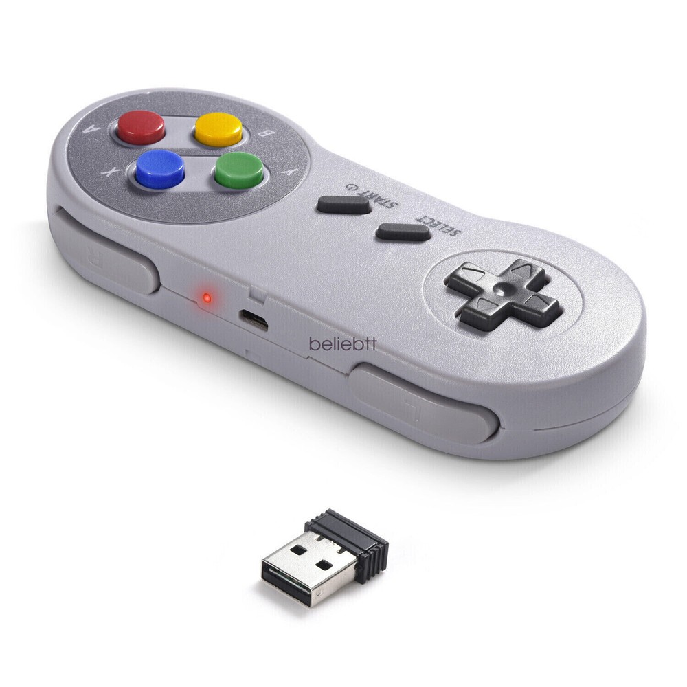 Wireless USB SNES Controller Joystick Gamepad For PC MAC Raspberry Pi Windows