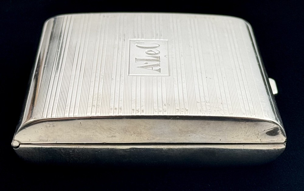 Cartier Beautiful Vintage Cigarette Case Monogrammed