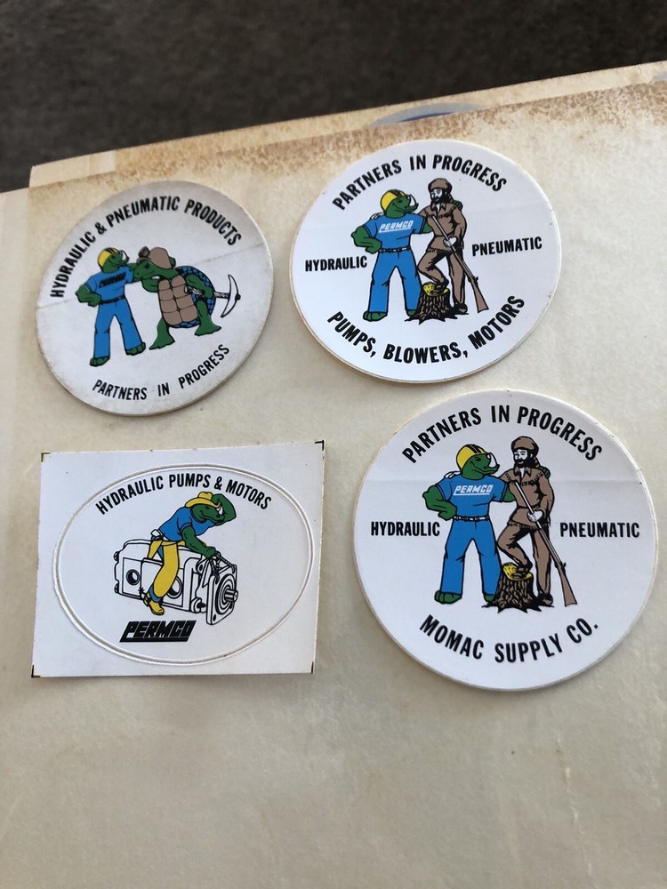 Coal Mining Stickers. Nice Older Vendor