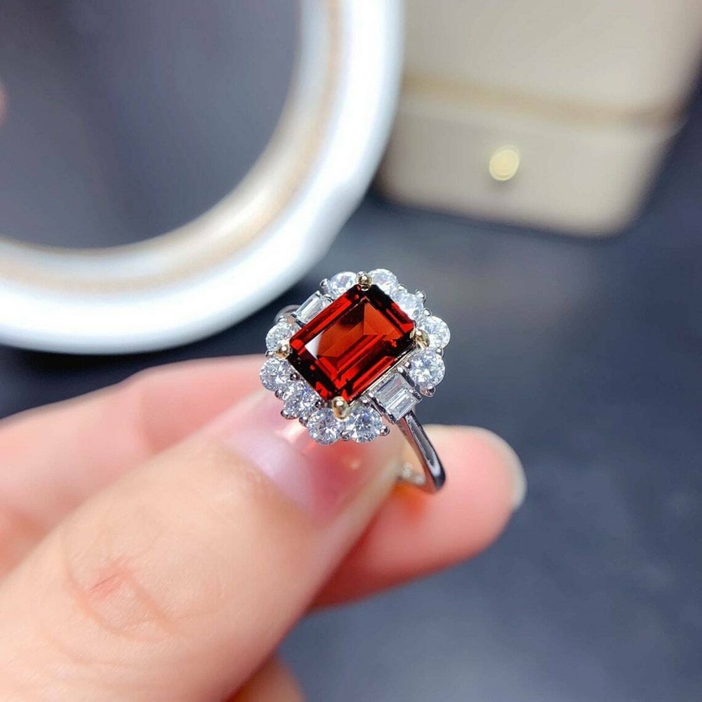 2.50Ct Lab Created Emerald Ruby Pretty Anniversary Ring 14K White Gold Finish