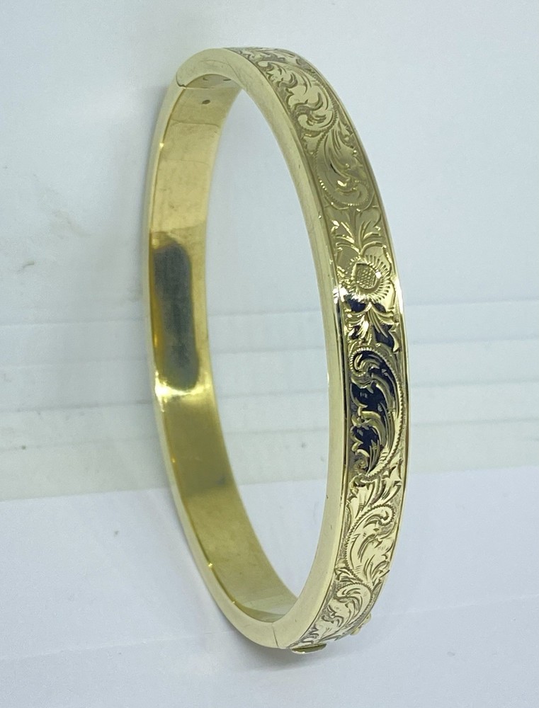 Bangle Gold 333 Ornate