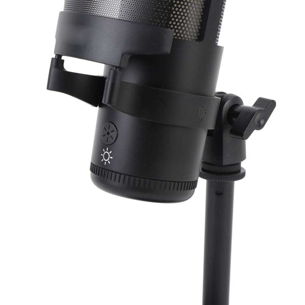 USB Microphone Type C Wired Plug And Play Computer Condenser Mic For Gaming Live