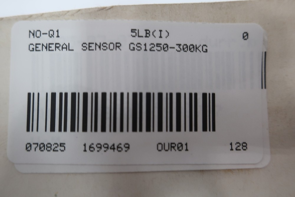 General Sensor GS1250-300 Load Cell