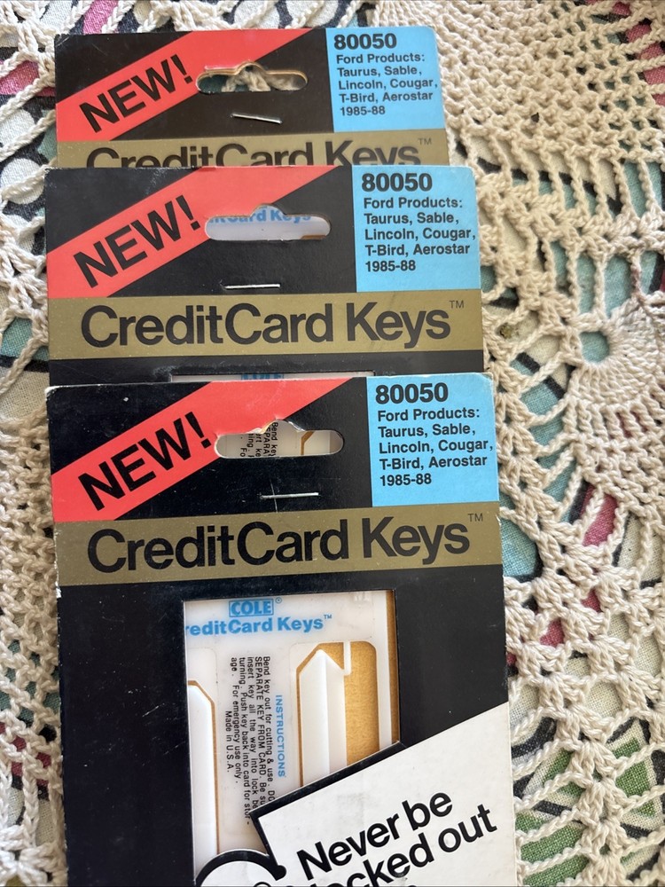 Credit Card Keys