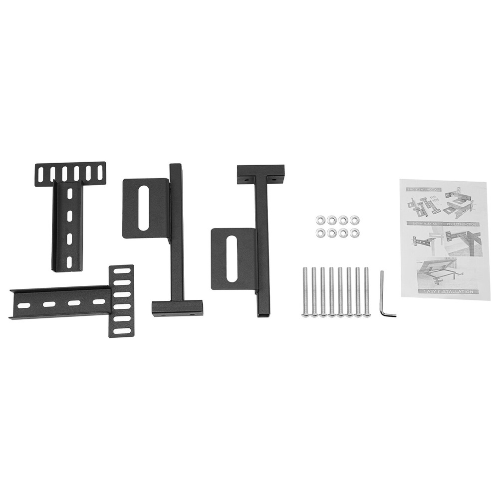 2Pcs Headboard Bracket Adjustable Headboard Bracket Headboard Holder 10.1*9.7cm