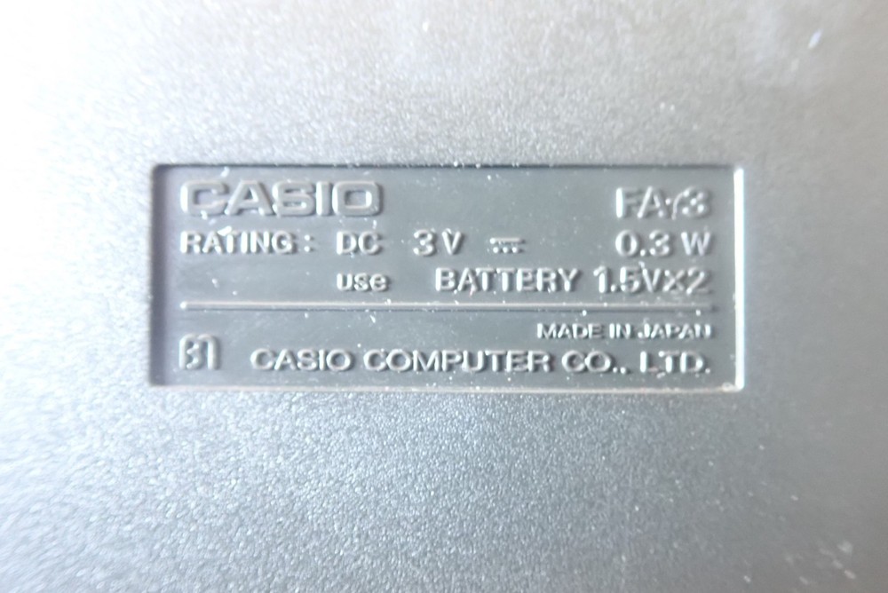 The Casio FA-3 Tape interface