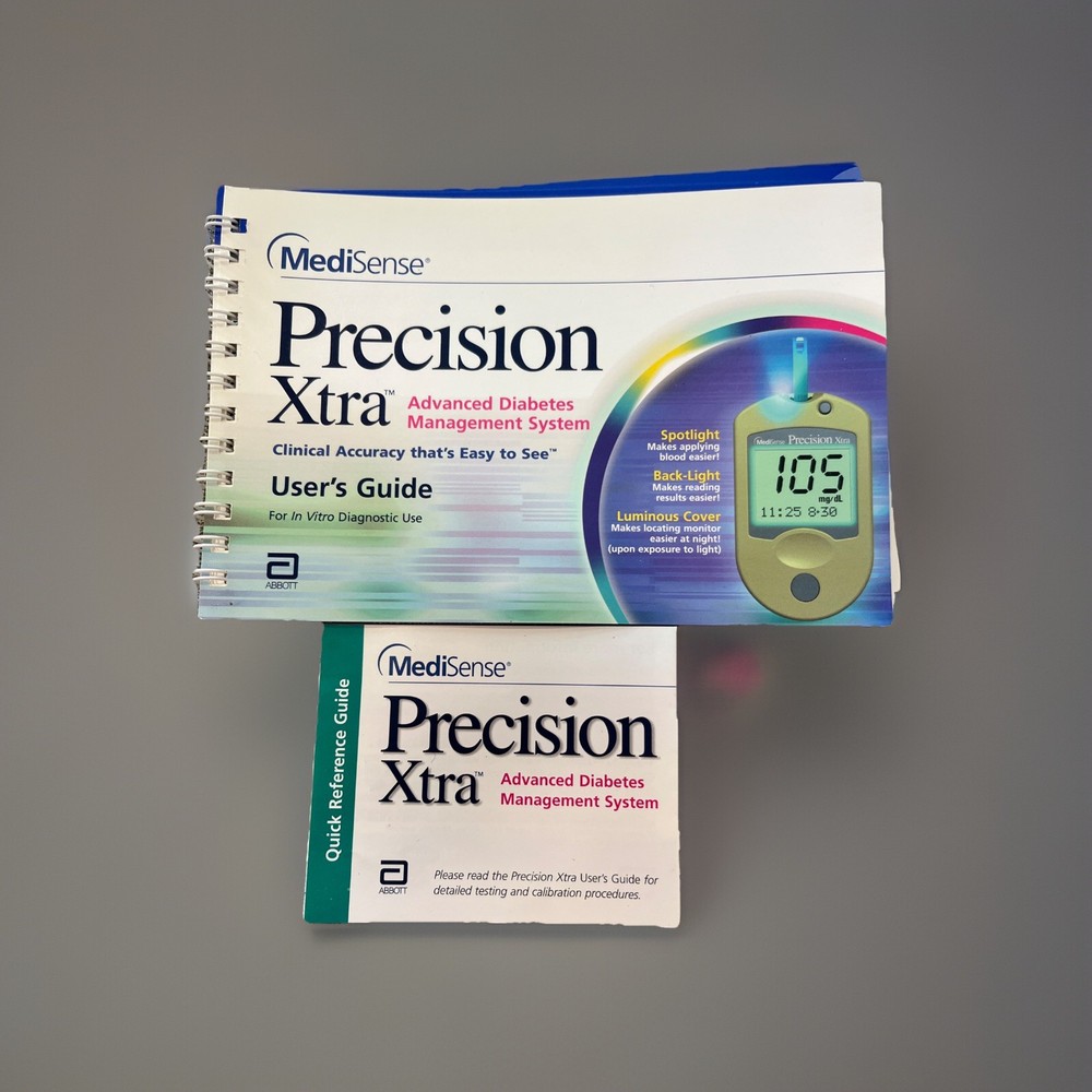 MediSense Precision Xtra Advanced Diabetes Mgt. System Glucometer Untested