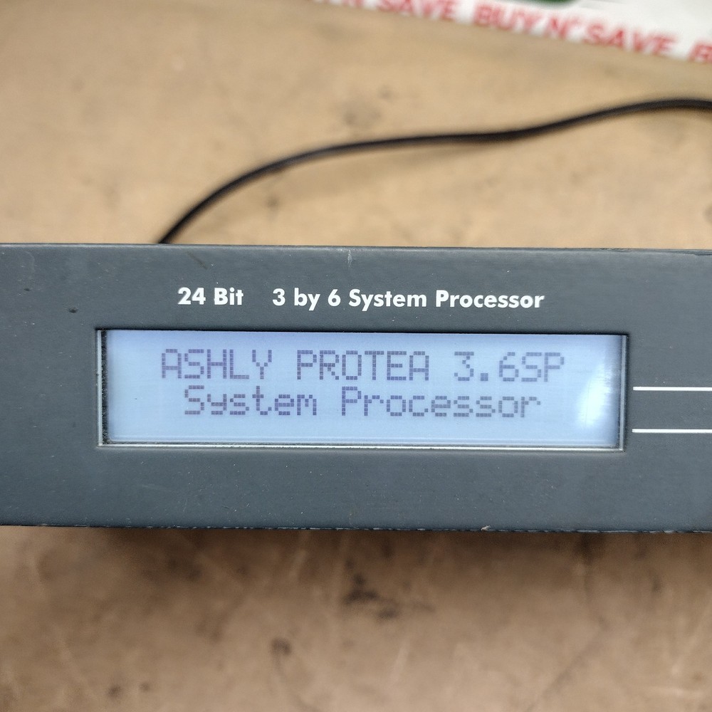 Ashly Protea 3.6SP 24Bit 3 by6 System Processor w/Power Cord - USED