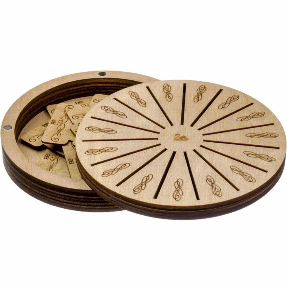 Plywood Needlework Box + 17 spools Needlework Organizer Thread/Floss organizer