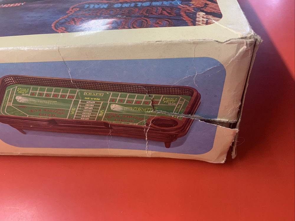 Vintage WACO Auto Shooter Craps Table Automatic Dice Roller With Box