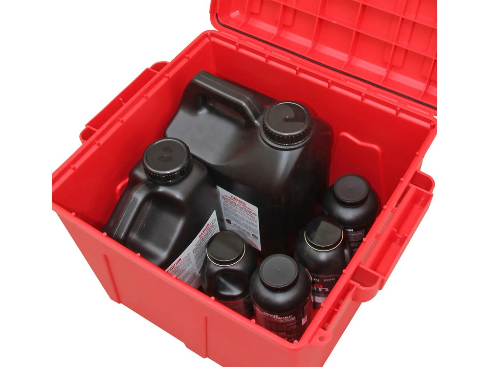 MTM Powder Keg Storage Container Polymer Red