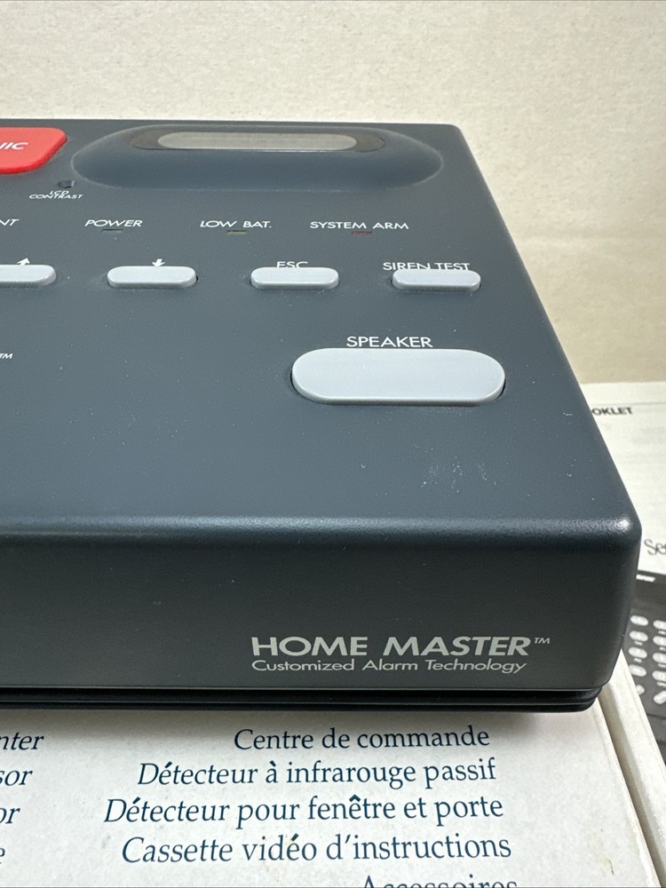 Quorum Home Master HM-100 Security System with remote , cassette , AC adapter