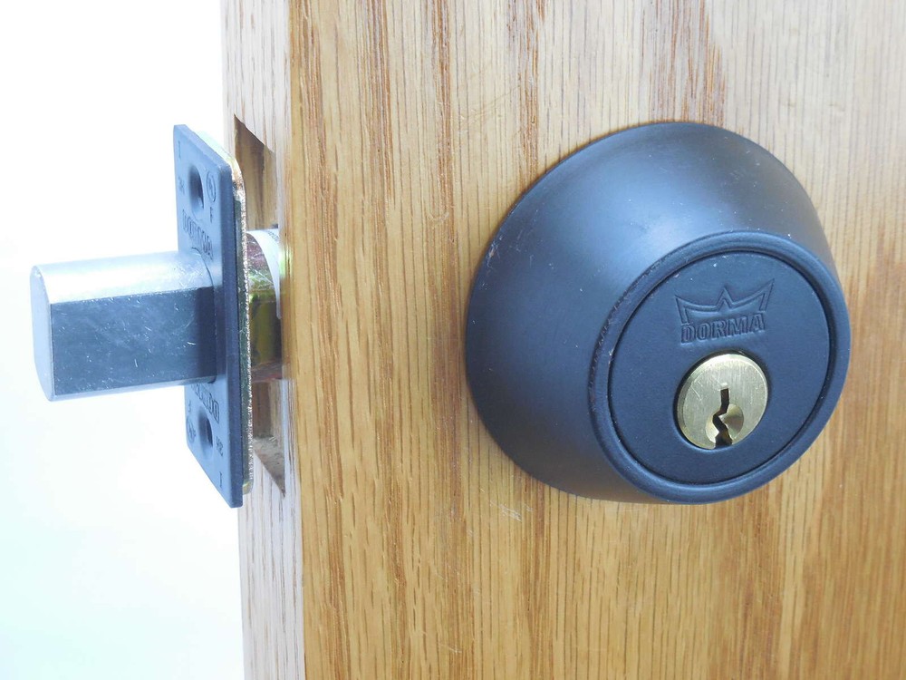 Dormakaba Single Cylinder Deadbolt Black D860 #8uo