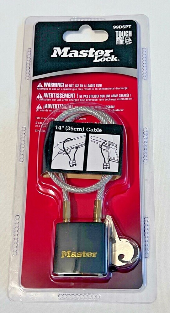 Master Lock 99DSPT 14" Cable lock for gun