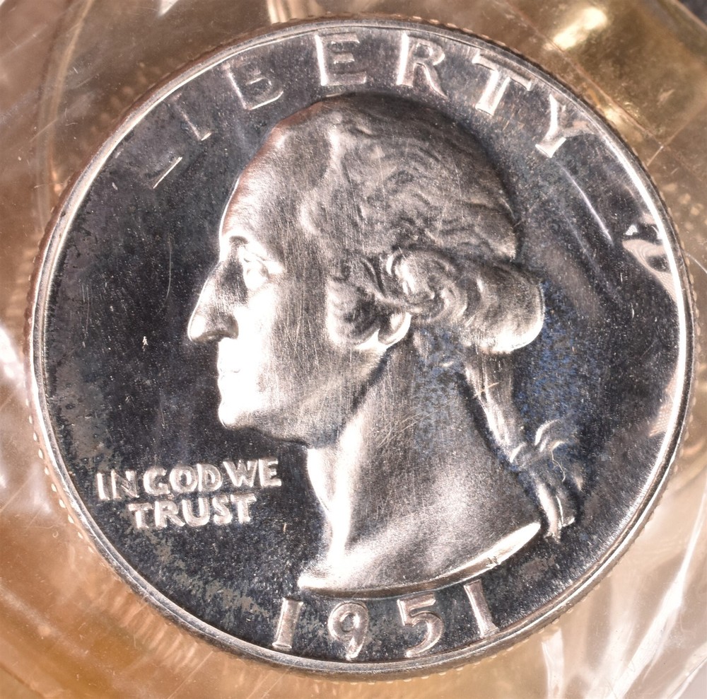 1951 U.S. Mint 5 Coin Silver Proof Set