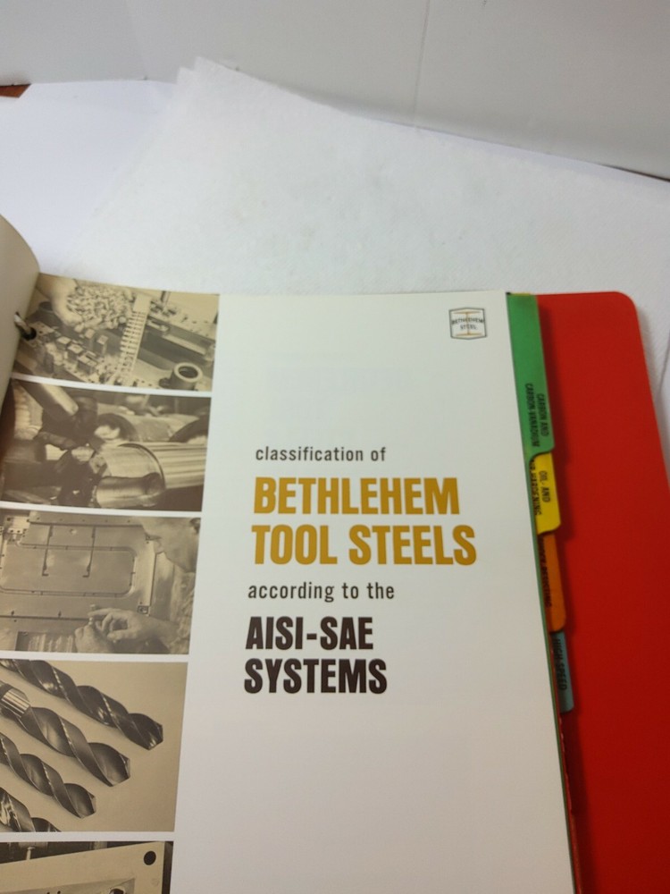 1970s Bethlehem Steel, Tool Steel Data Information Brochures