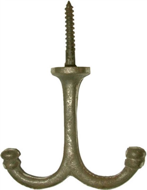 Cast Iron Wardrobe or Ceiling Coat Hook