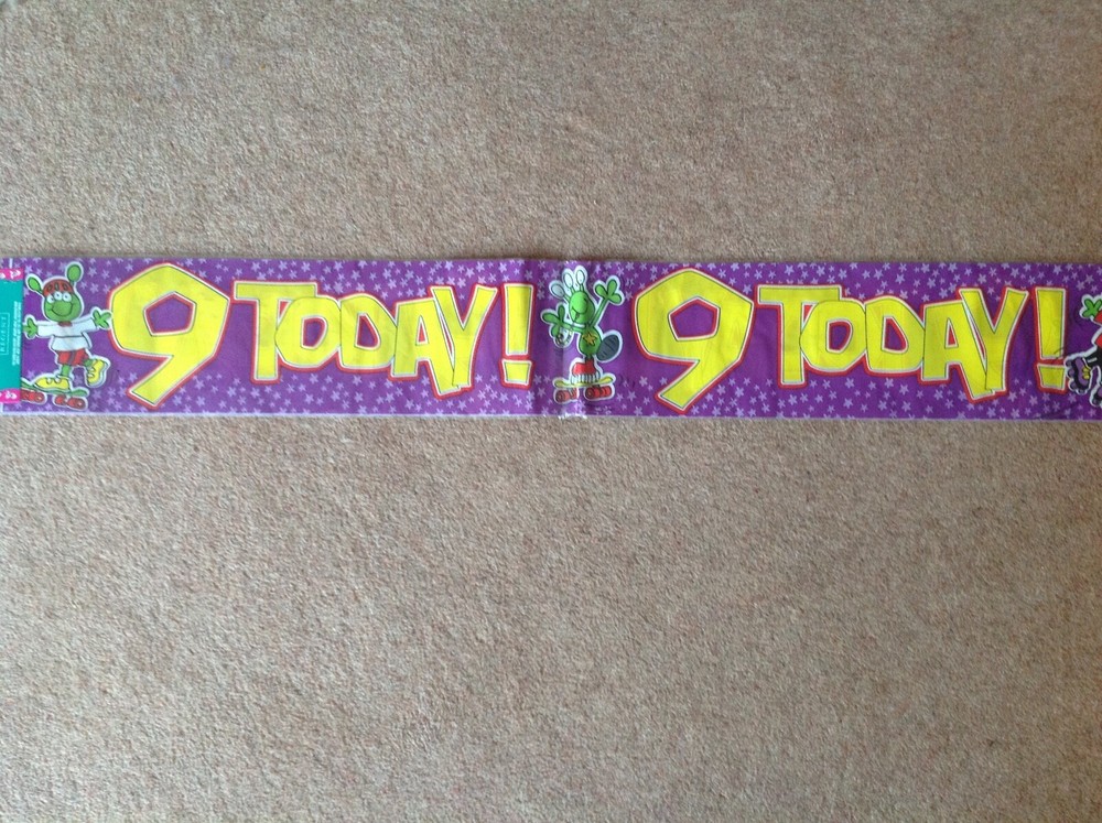 Banner 9 TODAY 9ft long 410606 UB26
