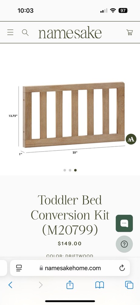 Toddler Conversion Kit M20799