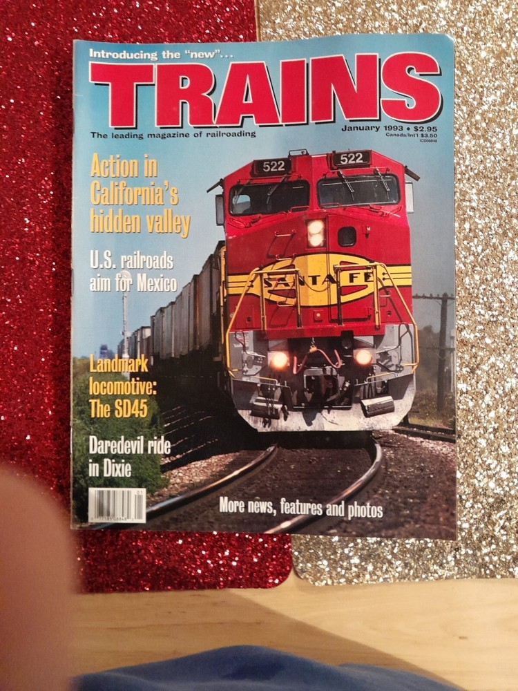 Trains Magazine Lot 1993 9 Issues