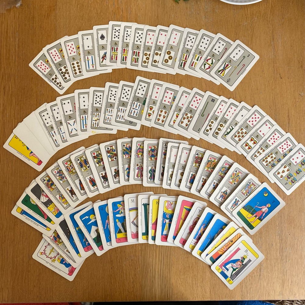 Vintage Baraja Egipcia Tarot Deck